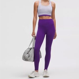 Lululemon College Purple High-Waisted Leggings